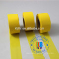 Fabric textile care label printing yellow color washable zebra ribbon